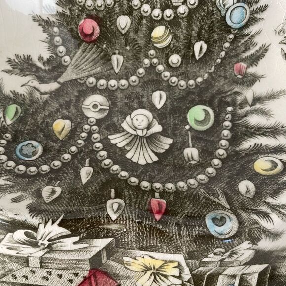 Johnson Bros Vintage Christmas Tree Platters x 2 - Picture 4 of 14